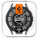 Spigen Samsung Galaxy Watch 6 Classic 43mm Skärmskydd GLAS.tR EZ Fit 2-pack
