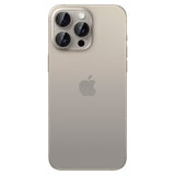 Spigen iPhone 15 Pro/iPhone 15 Pro Max Kameraskydd GLAS.tR EZ Fit Optik Pro 2-pack Natural Titanium
