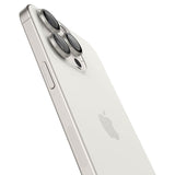 Spigen iPhone 15 Pro/iPhone 15 Pro Max Kameraskydd GLAS.tR EZ Fit Optik Pro 2-pack White Titanium