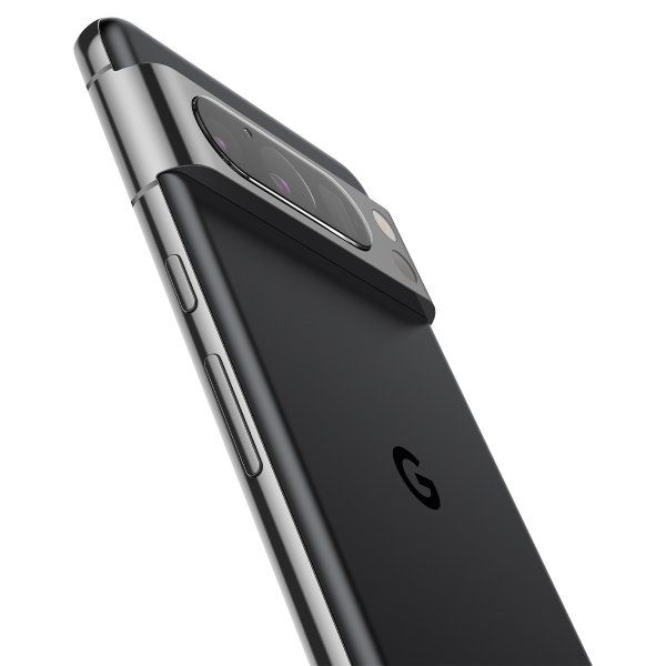 Spigen Google Pixel 8 Pro Kameraskydd Glas.tR EZ Fit Optik Crystal Clear 2-pack