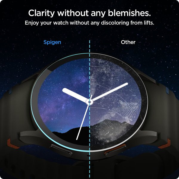 Spigen Samsung Galaxy Watch 7 44mm Skärmskydd GLAS.tR EZ Fit 2-pack