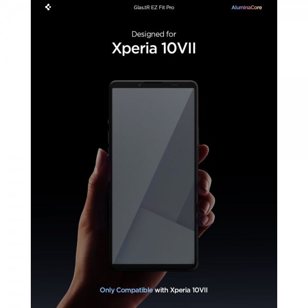 Spigen Sony Xperia 10 VII Skärmskydd GLAS.tR EZ Fit Pro 2-pack