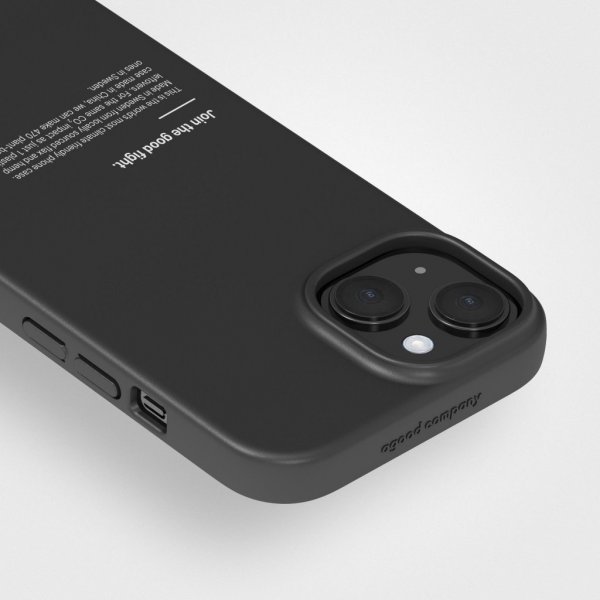 agood company iPhone 15 Skal PLNTPRTCT Svart