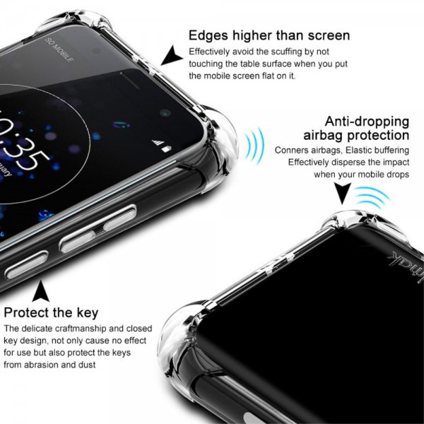 Imak Sony Xperia XZ3 Skal Airbag Klar