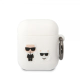 Karl Lagerfeld AirPods 1/2 Skal 3D Logo Vit