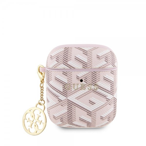Guess AirPods 1/2 Skal G Cube Rosa