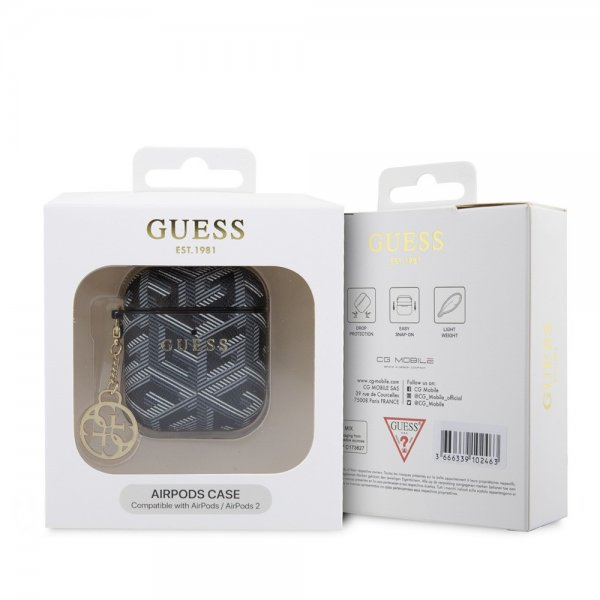 Guess AirPods 1/2 Skal G Cube Svart