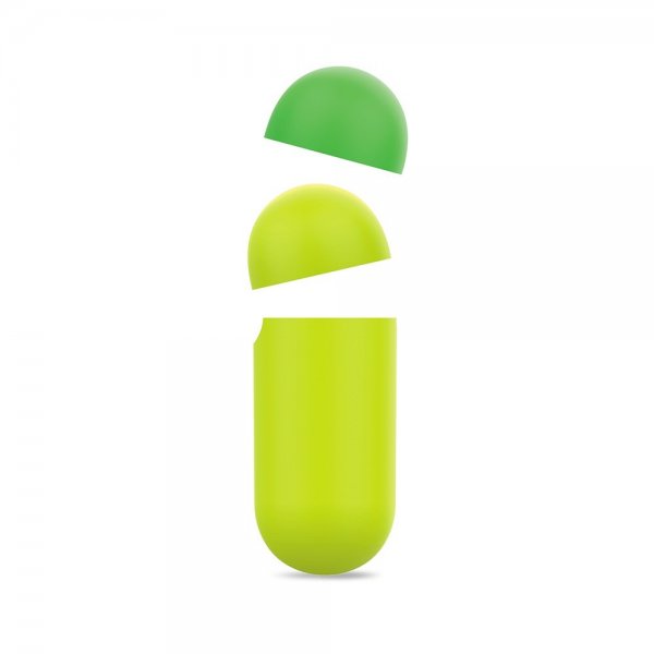 Puro AirPods 1/2 Skal Icon Gul