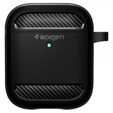 Spigen AirPods 1/2 Skal Rugged Armor Svart
