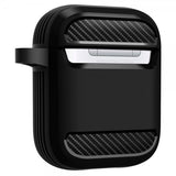 Spigen AirPods 1/2 Skal Rugged Armor Svart