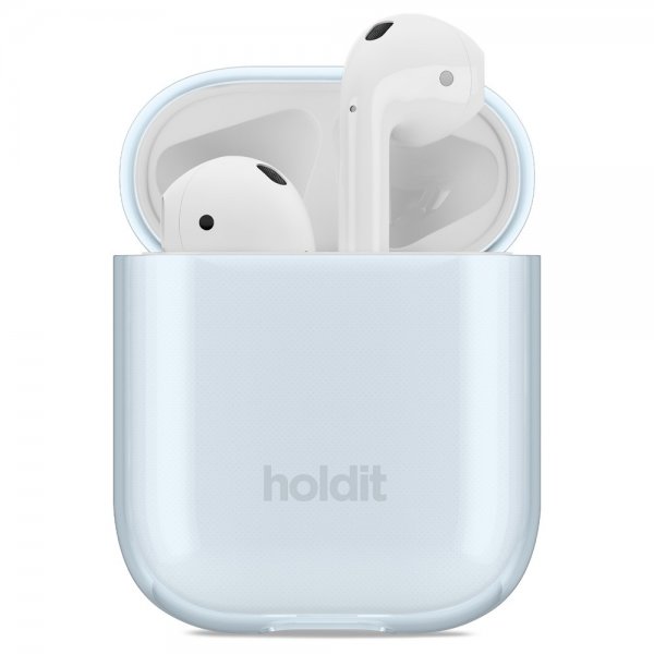 holdit AirPods 1/2 Skal Seethru Mineral Blue