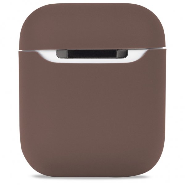 holdit AirPods (1/2) Skal Silikon Nygård Dark Brown