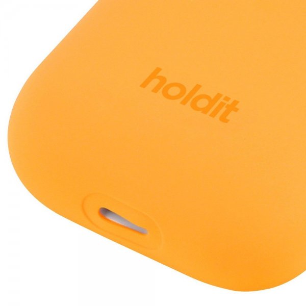 holdit AirPods 1/2 Skal Silikon Orange Juice