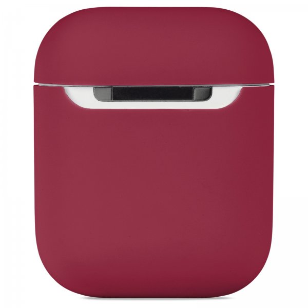 holdit AirPods 1/2 Skal Silikon Red Velvet
