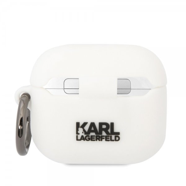 Karl Lagerfeld AirPods 3 Skal 3D Logo Vit
