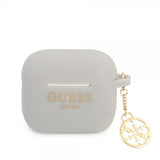 Guess AirPods 3 Skal Classic Logo 4G Charm Grå