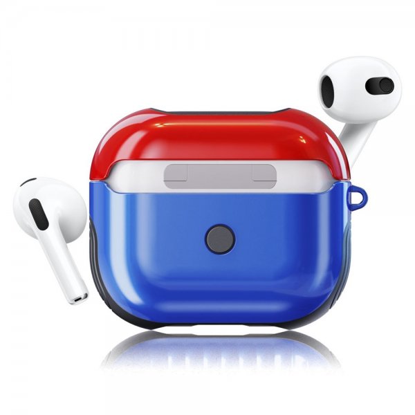 AirPods 3 Skal Gummerad Blå Röd