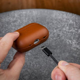 Fixed AirPods 3 Skal PodsLeather MagSafe Brun