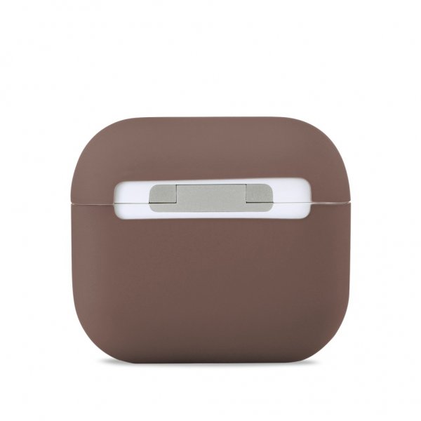 holdit AirPods 3 Skal Silikon Nygård Dark Brown