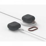 Elago AirPods 3 Skal Silicone Hang Case Mörkgrå
