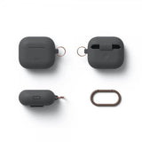 Elago AirPods 3 Skal Silicone Hang Case Mörkgrå