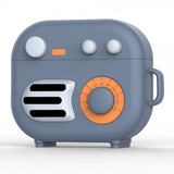 AirPods 3 Skal Silikon 3D Retro Radio Grå