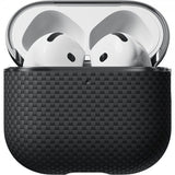 Pitaka AirPods 4 Skal Aramid Fiber Black/Grey