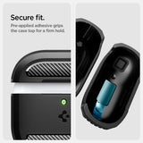 Spigen AirPods 4 Skal Rugged Armor Matte Black