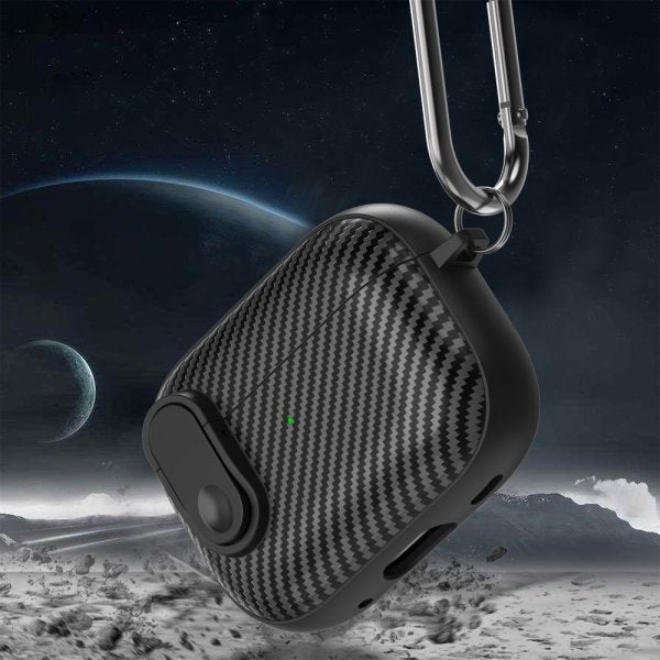 AirPods Pro 2 Skal Kolfibermönster Gul