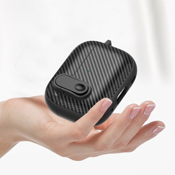 AirPods Pro 2 Skal Kolfibermönster Ljusgrön