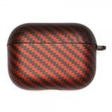 AirPods Pro 2 Skal Kolfibertextur Svart Röd