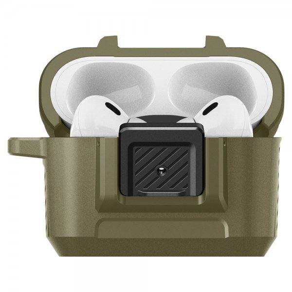 Spigen AirPods Pro 2 Skal Lock Fit Vintage Khaki