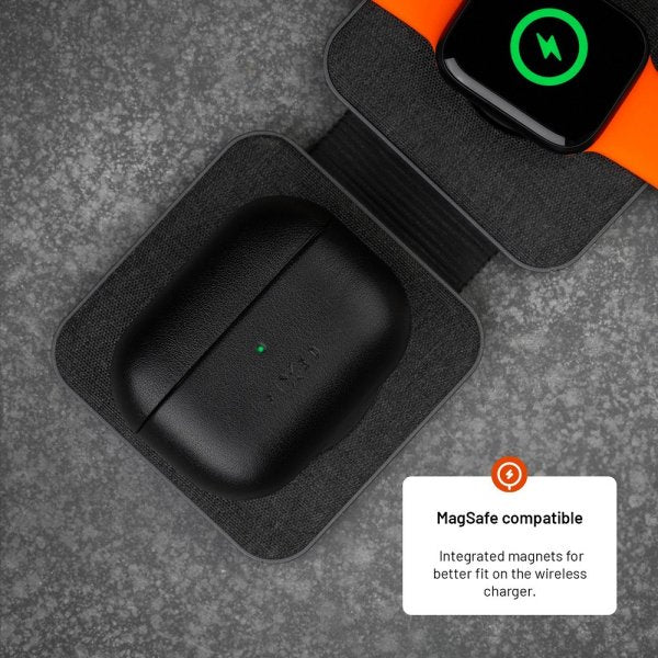 Fixed AirPods Pro 2 Skal PodsLeather MagSafe Svart