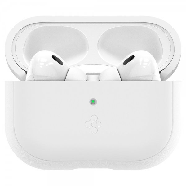 Spigen AirPods Pro 2 Skal Silicone Fit + Strap Vit