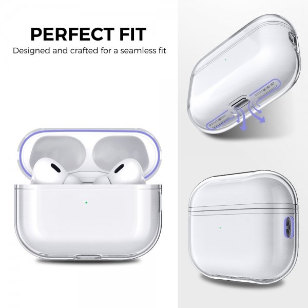 Ahastyle AirPods Pro 2 Skal Transparent