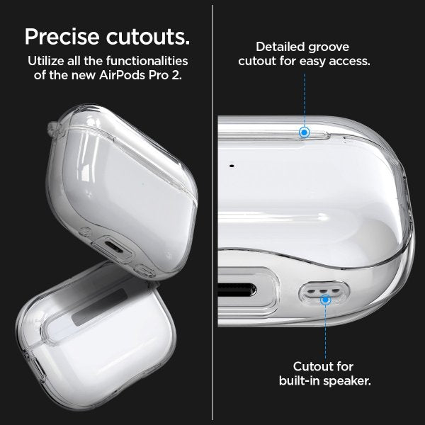 Spigen AirPods Pro 2 Skal Ultra Hybrid Crystal Clear