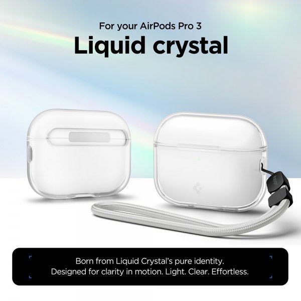 Spigen AirPods Pro 3 Skal Liquid Crystal Crystal Clear