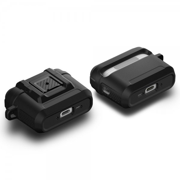 Spigen AirPods Pro 3 Skal Lock Fit Matte Black