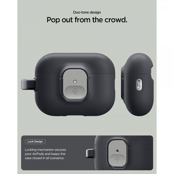 Spigen AirPods Pro 3 Skal Nano Pop Black Sesame