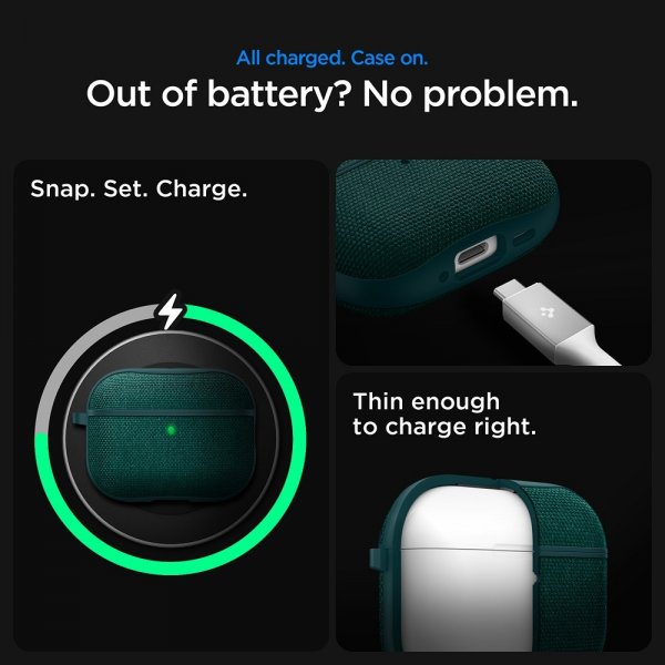 Spigen AirPods Pro 3 Skal Urban Fit Midnight Green
