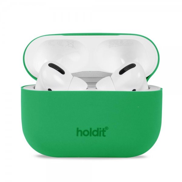 holdit AirPods Pro/AirPods Pro 2 Skal Silikon Grass Green