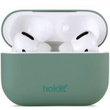 holdit AirPods Pro/AirPods Pro 2 Skal Silikon Moss Green