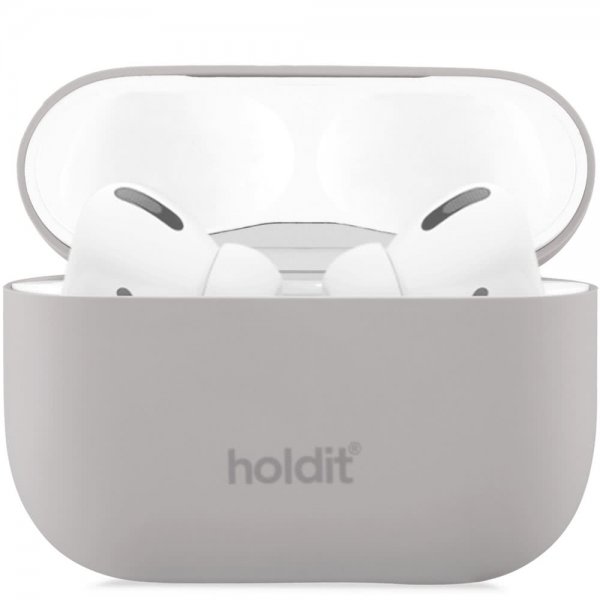 holdit AirPods Pro/AirPods Pro 2 Skal Silikon Taupe