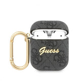 Guess AirPods (1/2) Skal 4G Script Grå