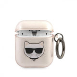 Karl Lagerfeld AirPods (1/2) Skal Choupette Glitter Guld