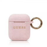 Guess AirPods (1/2) Skal med Logo Rosa