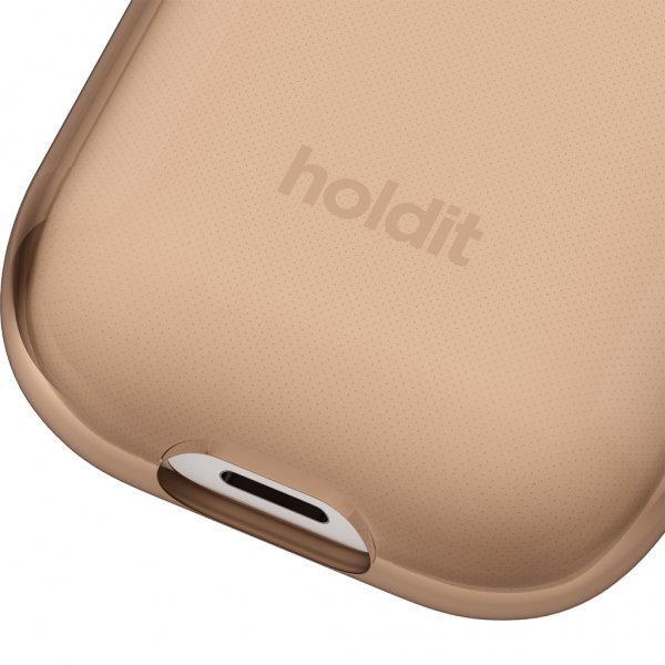 holdit AirPods (1/2) Skal Seethru Dark Brown