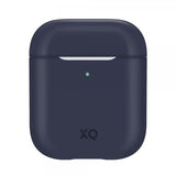 Xqisit AirPods (1/2) Skal Silicone Case Blå