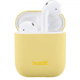 holdit AirPods (1/2) Skal Silikon Nygård Gul