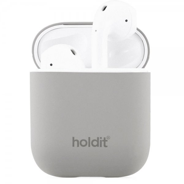 holdit AirPods (1/2) Skal Silikon Nygård Taupe